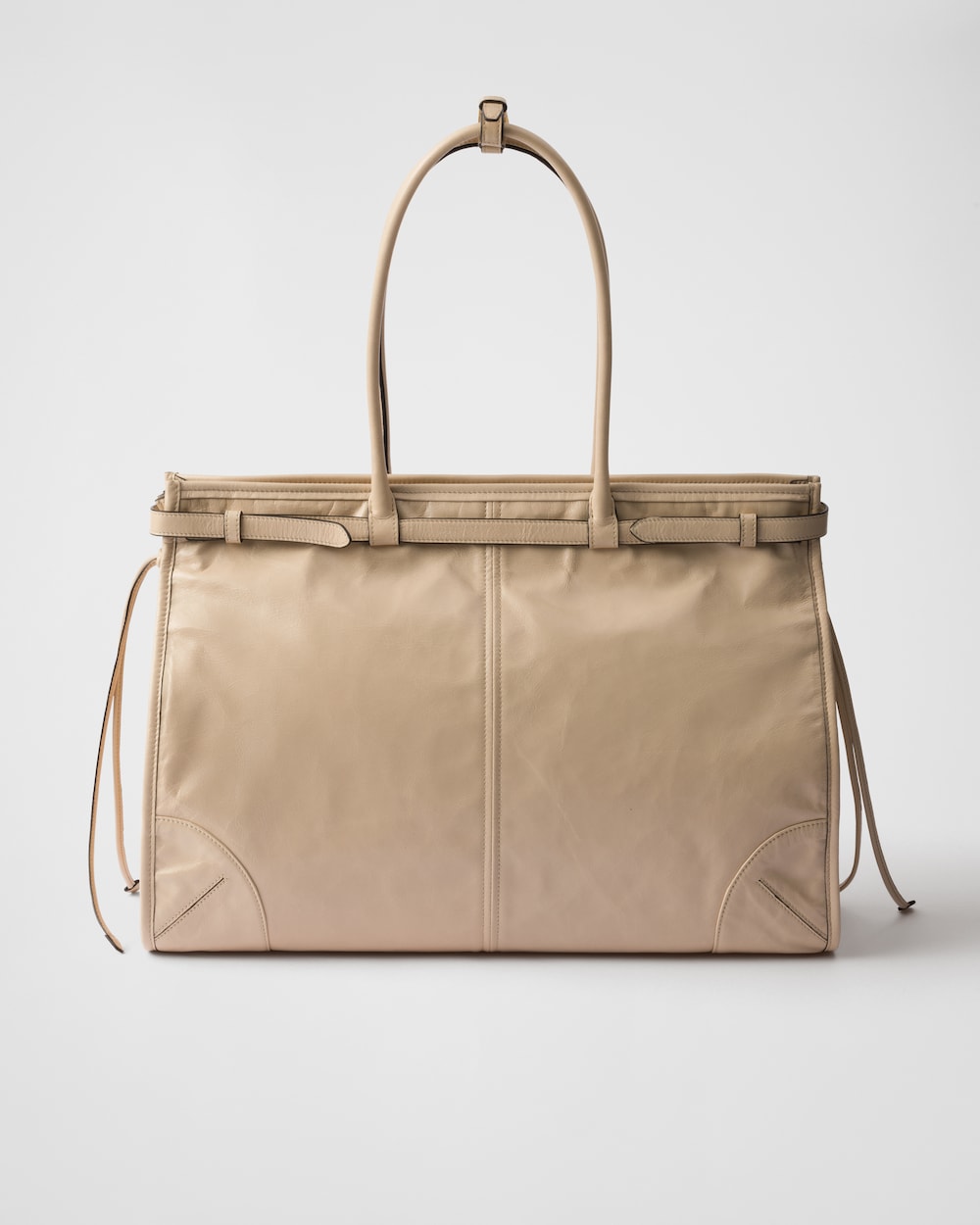 Prada Bonnie Extra Large Leather Handbag - Image 7